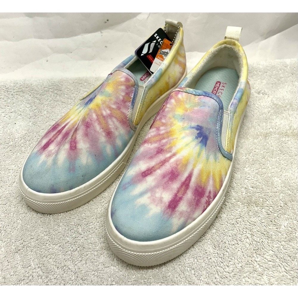 Skechers Women's Size 10 Multicolor SN155082 Tie Dye Loafer Sneakers